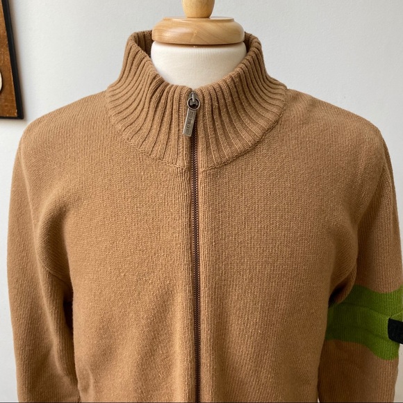 Bikkembergs Wool Full Zip Sweater Made In Italy - Picture 2 of 13